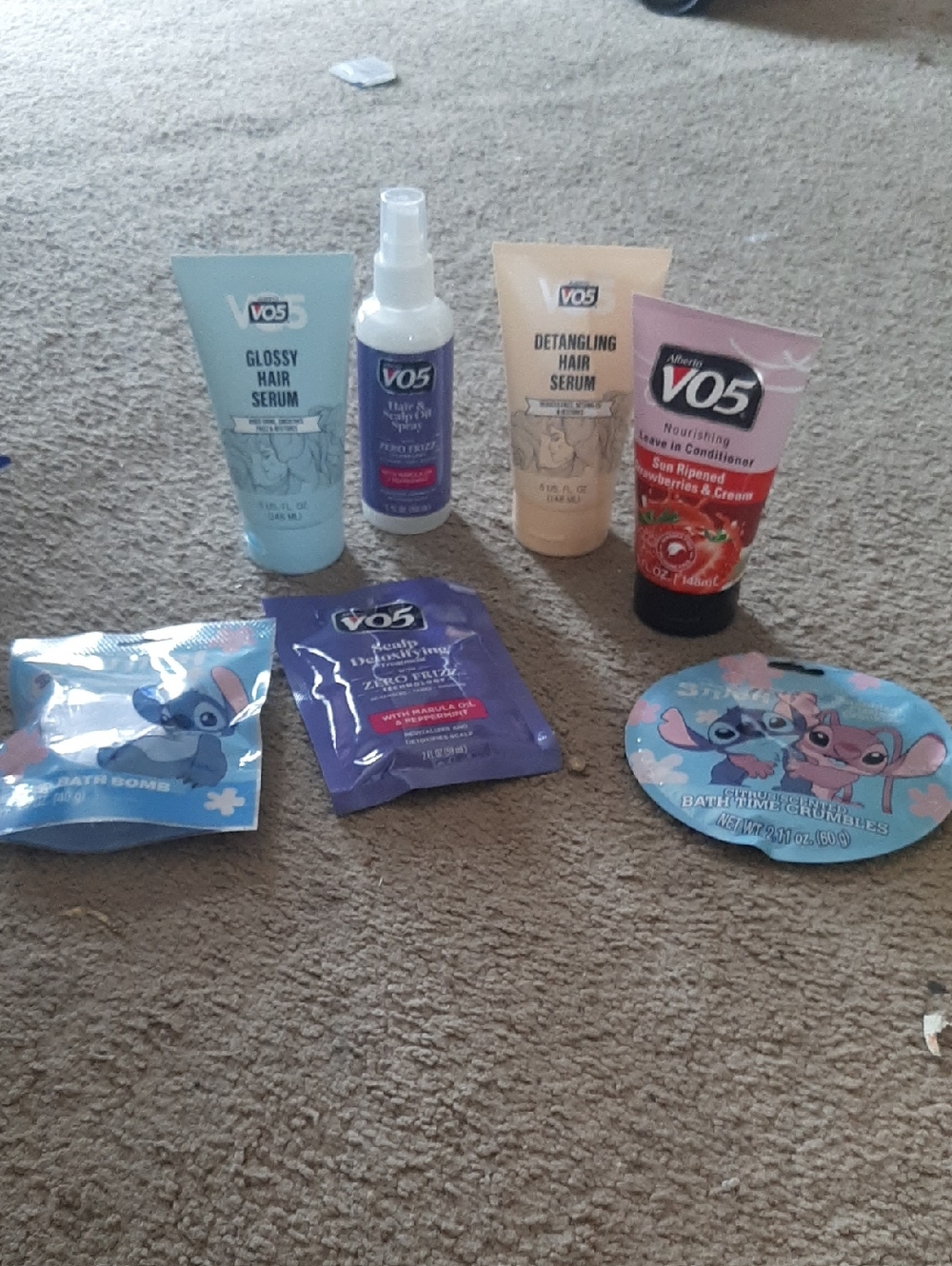 Kids Hair & Bath Set Vo5 7 Items